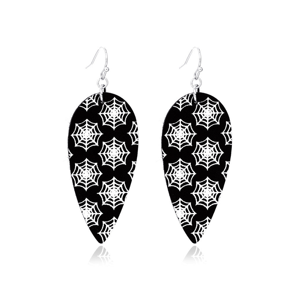 Alloy Funny Fun Ghost Pumpkin Spider Earrings