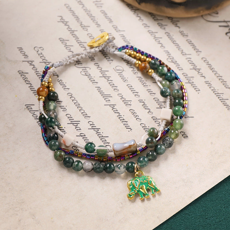 Women's Chinese Ethnic Style Woven Niche Retro Bracelets