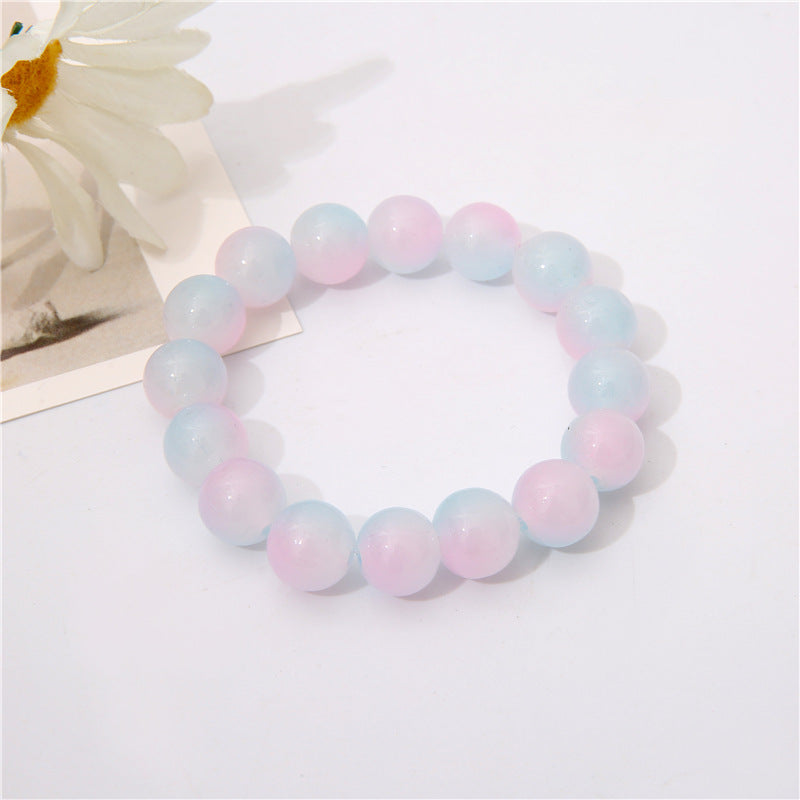 Ice Two-color Pliable Temperament Hand Toy Bracelets