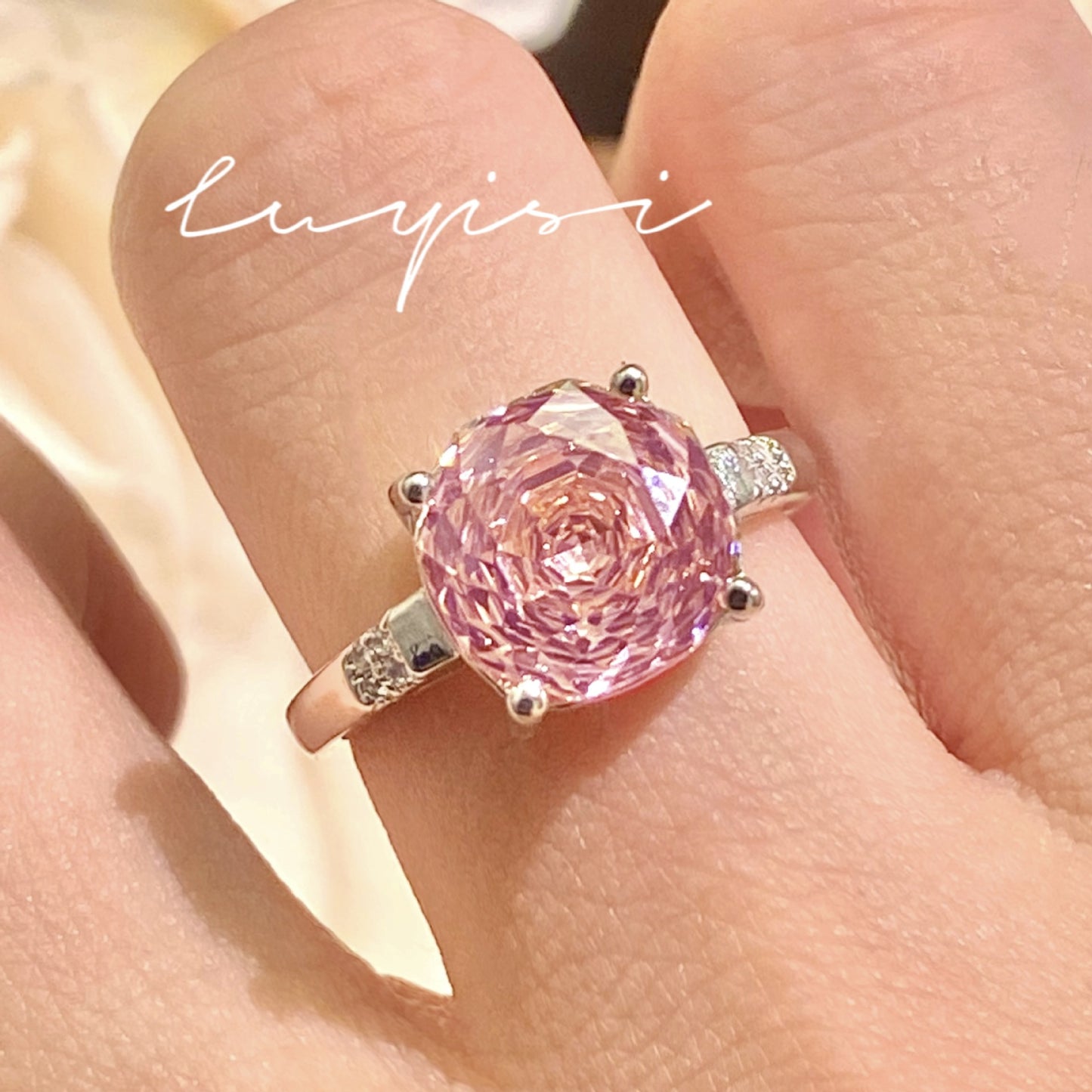 Cut Purple Diamond High Carbon Gorgeous Rings