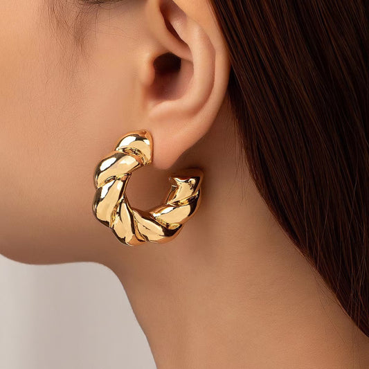 Shaped High-grade Female Personalized Cold Style Earrings