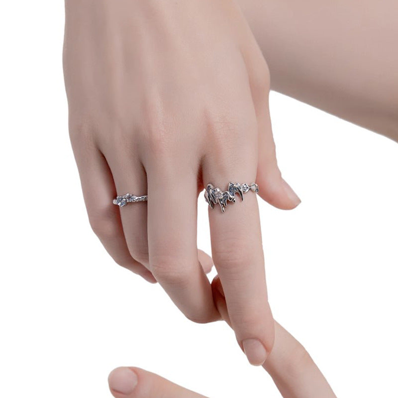 Open Female Design Trendy Cool Simplicity Personality Ring