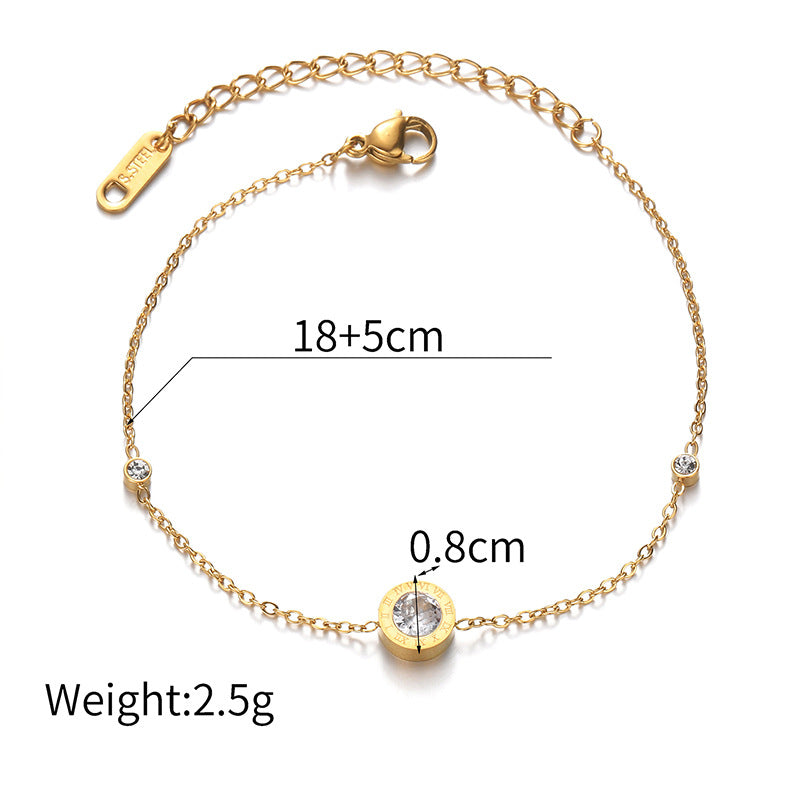 Girlfriends Titanium Steel Wild Advanced Stainless Bracelets