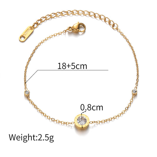 Girlfriends Titanium Steel Wild Advanced Stainless Bracelets