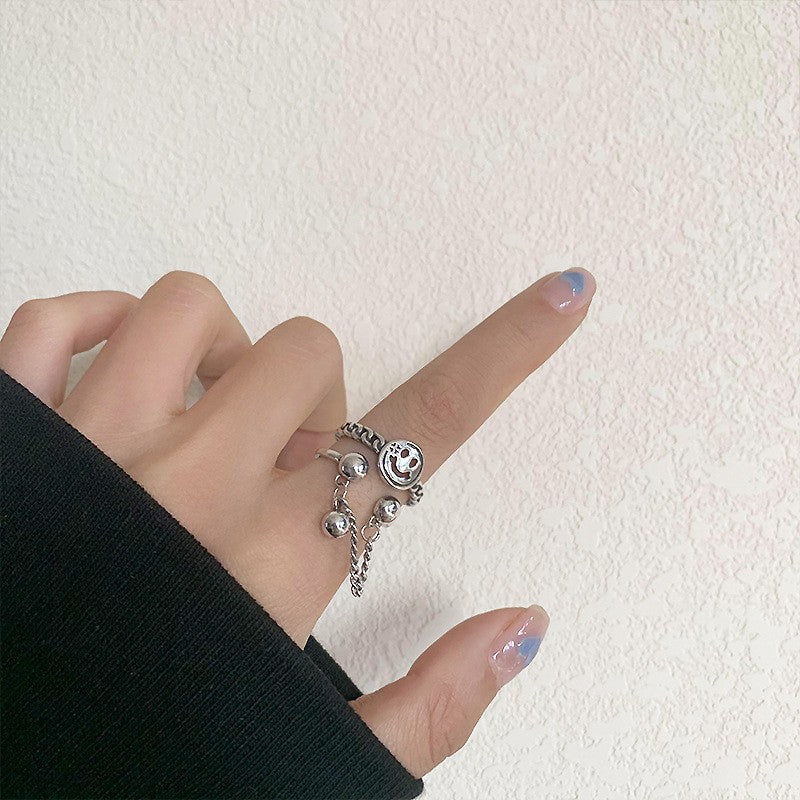 Women's Opening Adjustable Index Finger Retro High Rings