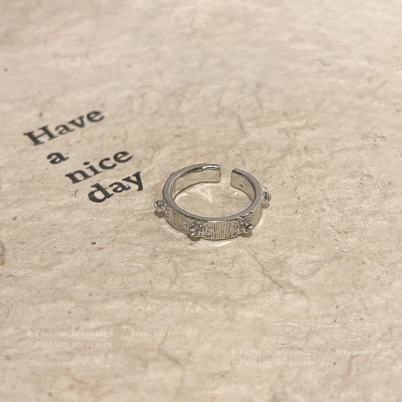 Niche Design Female Temperament Wild Personality Rings