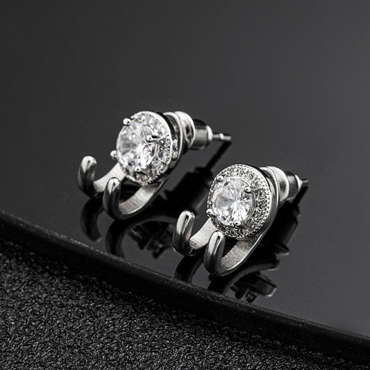 Men's Ear Trendy Elegant Female Starry Sky Earrings