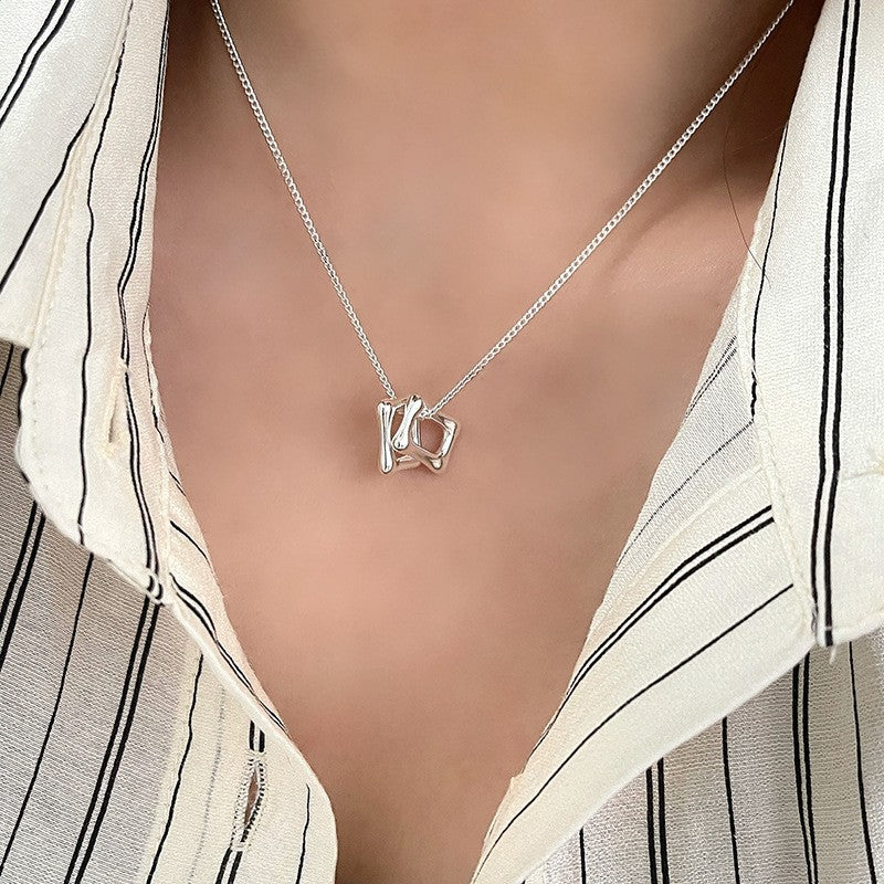 Jade Female Light Luxury Minority Clavicle Necklaces