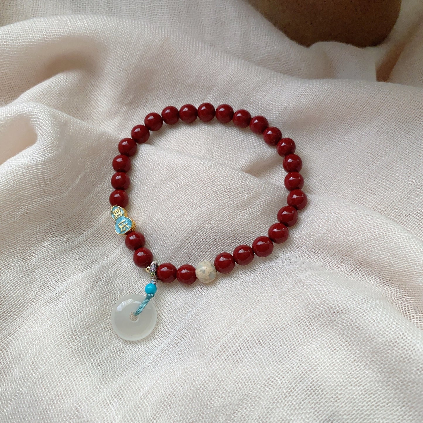 Women's Money Drawing Luck Changing Peach Retro Ethnic Style Bracelets