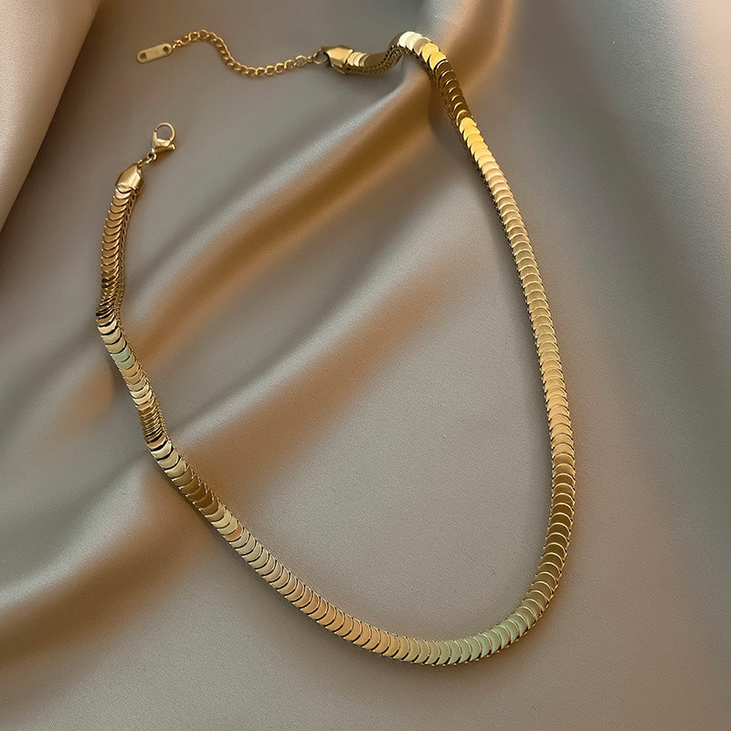 Female Fashion Hip Hop Style Hot Simple Niche Affordable Necklaces