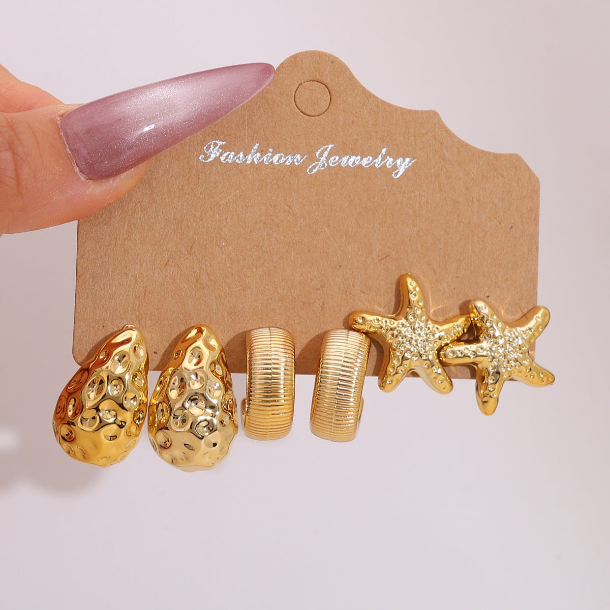Irregular Flower Personalized Minority Fashionable Simple High-grade Rings