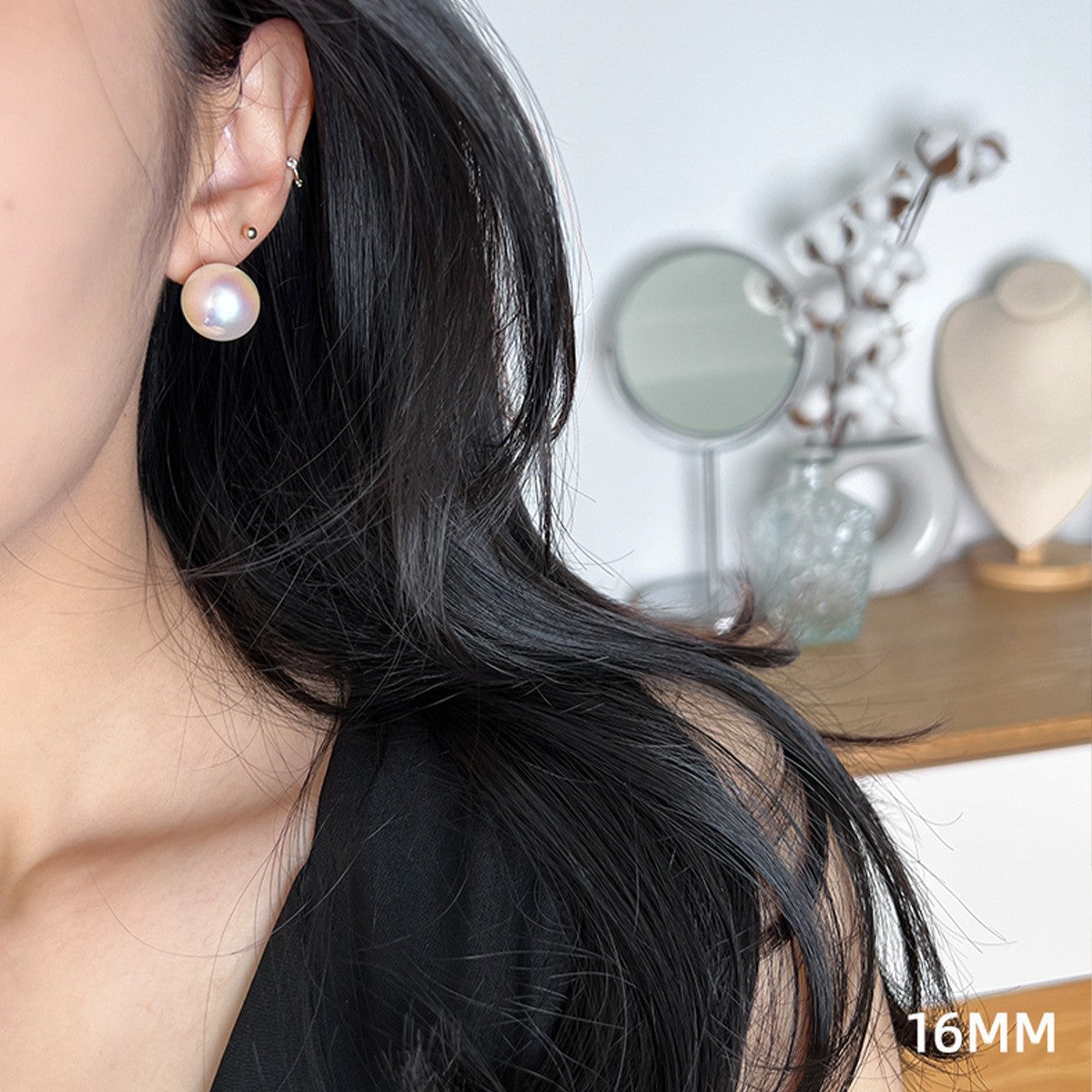 Women's Style High-grade Pearl For Sterling Sier Earrings
