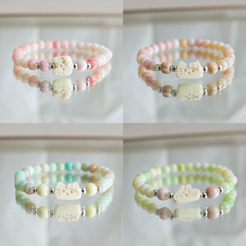 Fade Female Biscuit Bear Girlfriends Mori Sweet Bracelets