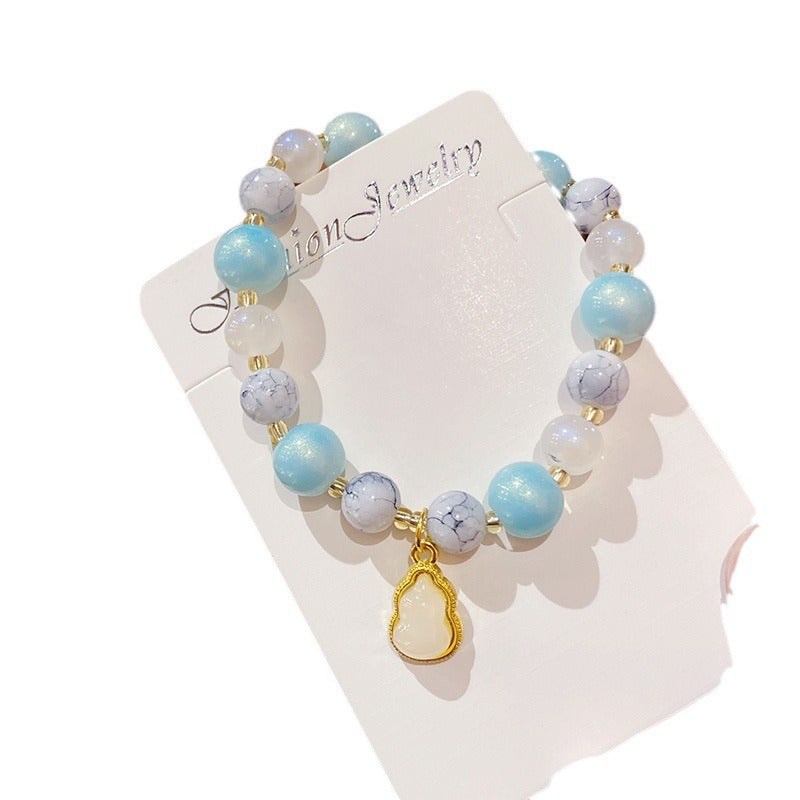 Women's High-grade Gourd Beaded Light Luxury Korean Style Girlfriends Bracelets