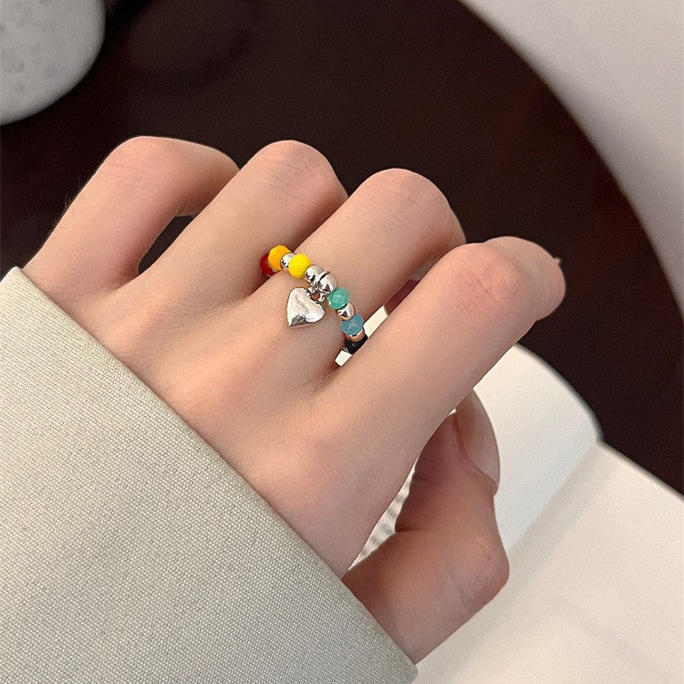 Female Simple Open Light Luxury Minority Rings