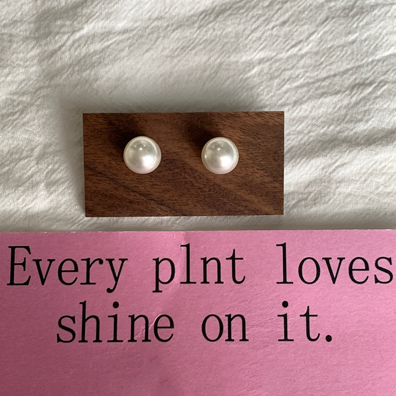 Women's Style High-grade Pearl For Sterling Sier Earrings