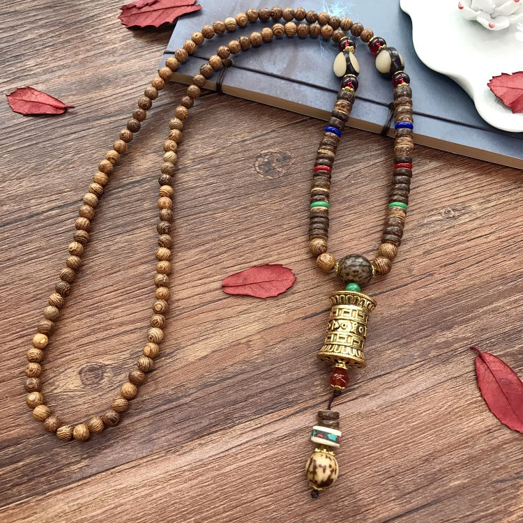 Women's & Men's Retro Ethnic Style Long Sweater Chain Necklaces