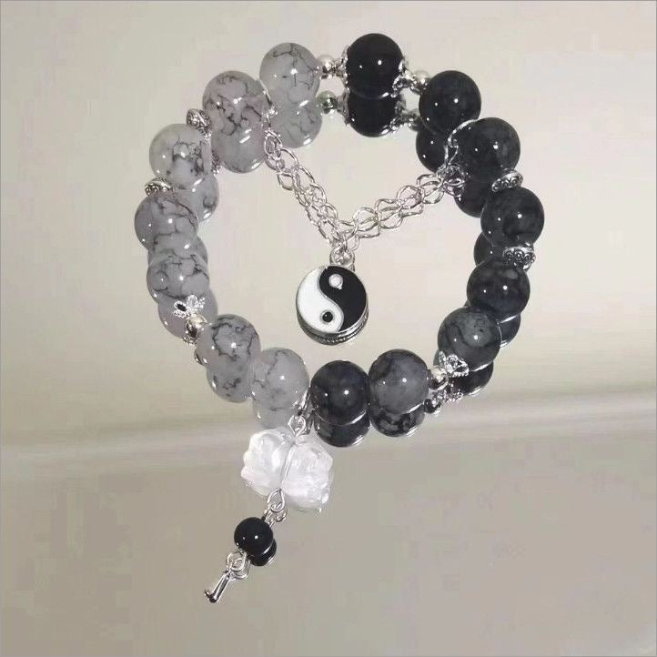 Women's & Men's Chinese Style Wang Ye Appetizer One Person Under Retro Bracelets
