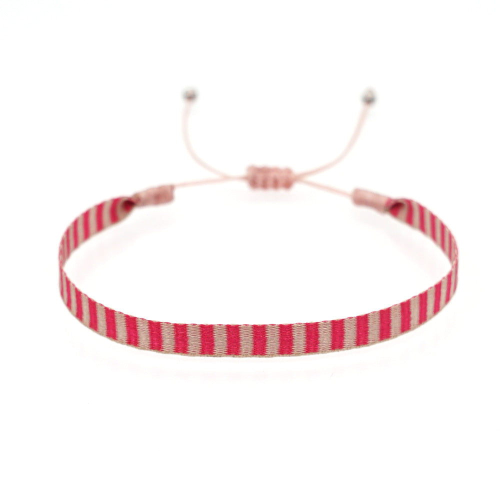 Women's South American Columbia Ethnic Style Webbing Bracelets