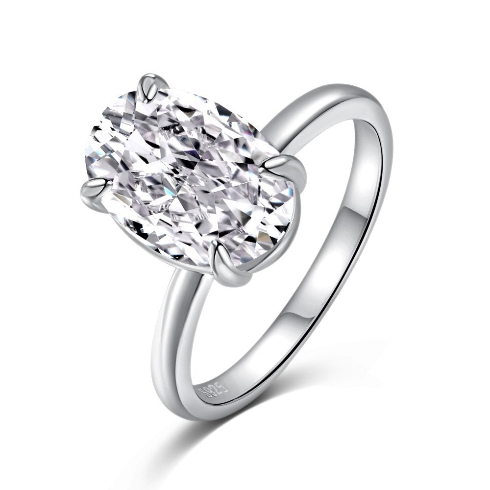Wind Wedding High Luxury Oval Series Rings