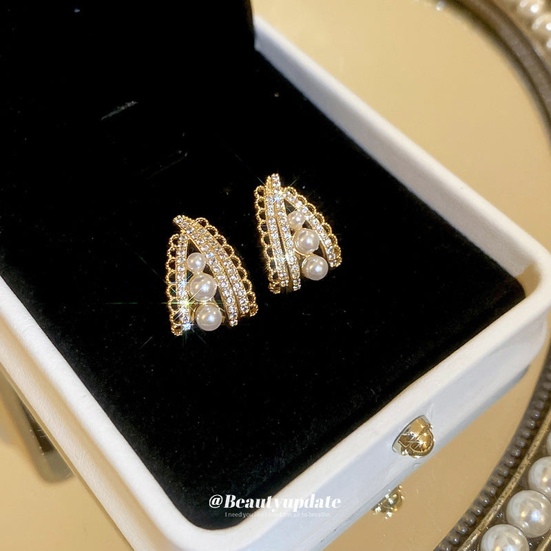 Lace French Entry Lux Style Trendy Earrings