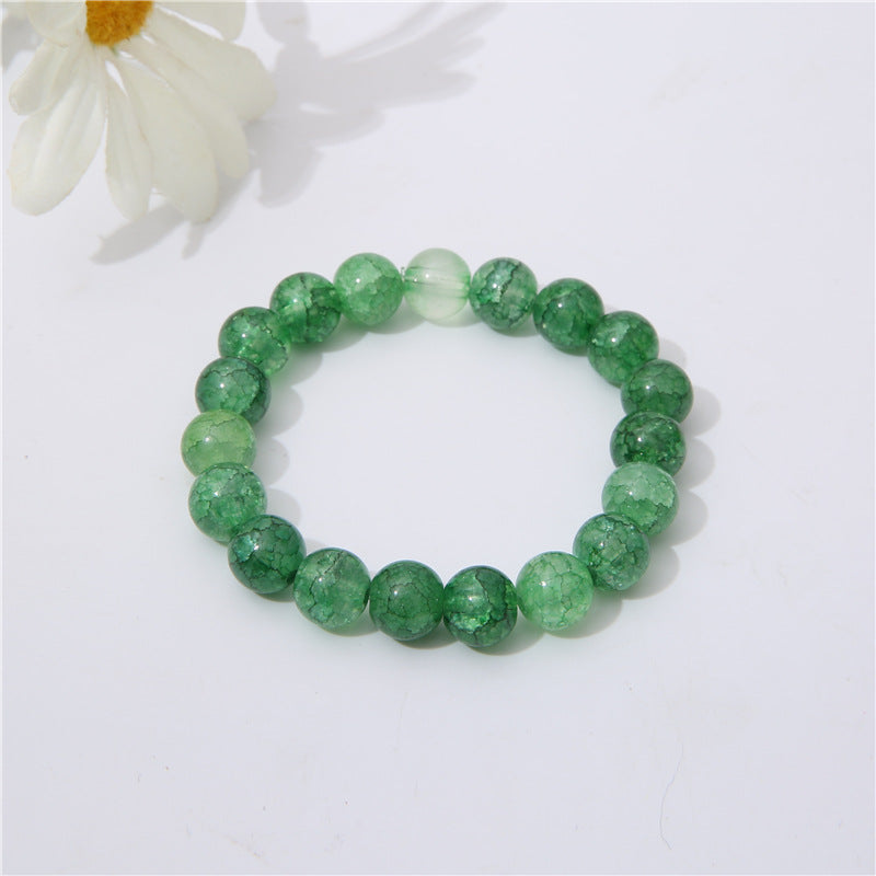 Jade Broken Glass Beaded Rosary Accessories Bracelets