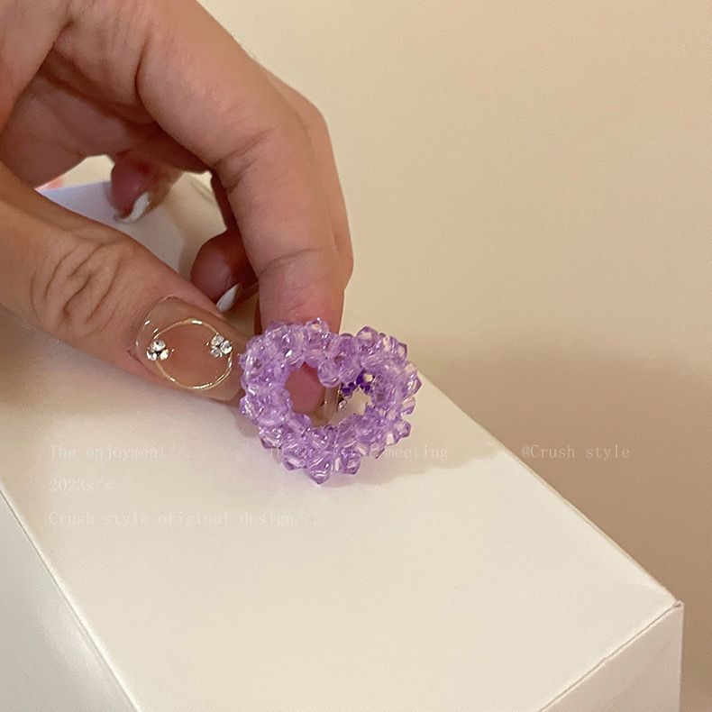 Butterfly Beaded Female Fashion Adjustable Personalized Rings