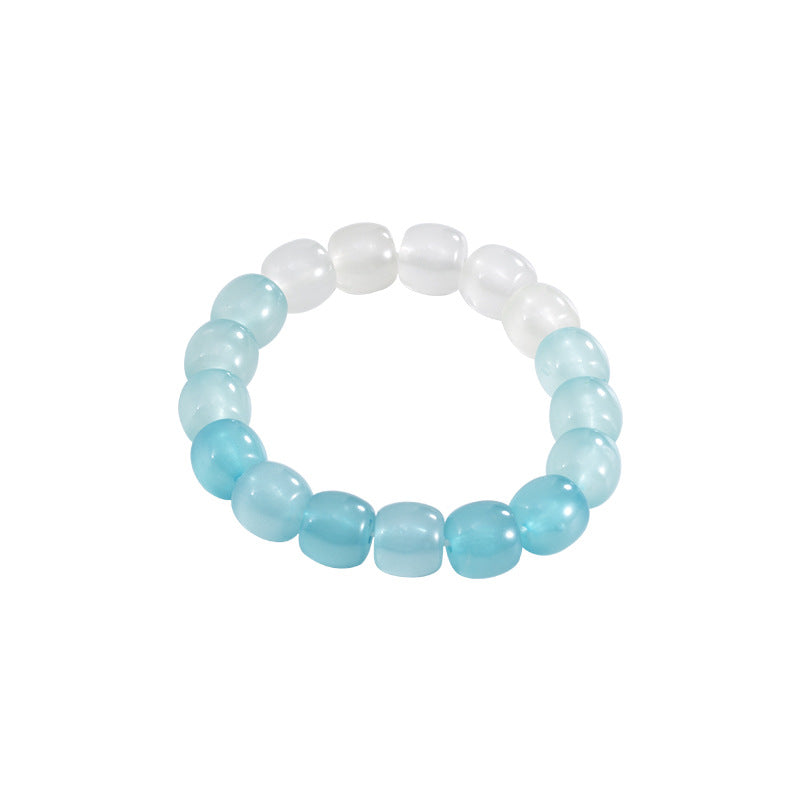 Pliable Temperament Gradient Color Ice Transparent Bracelets
