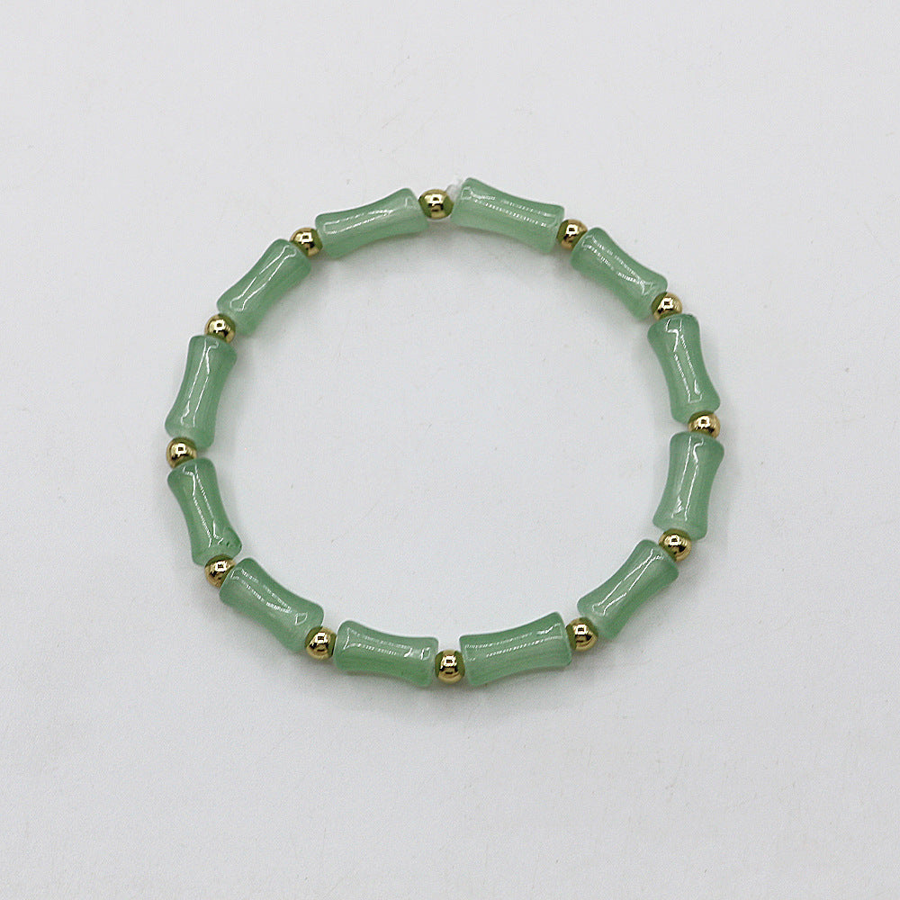 Imitation Aventurine Festival High National Style Bracelets