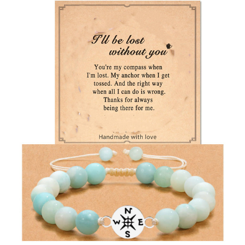 Heart Magnetic Powder Zebra Adjustable Hand Bracelets