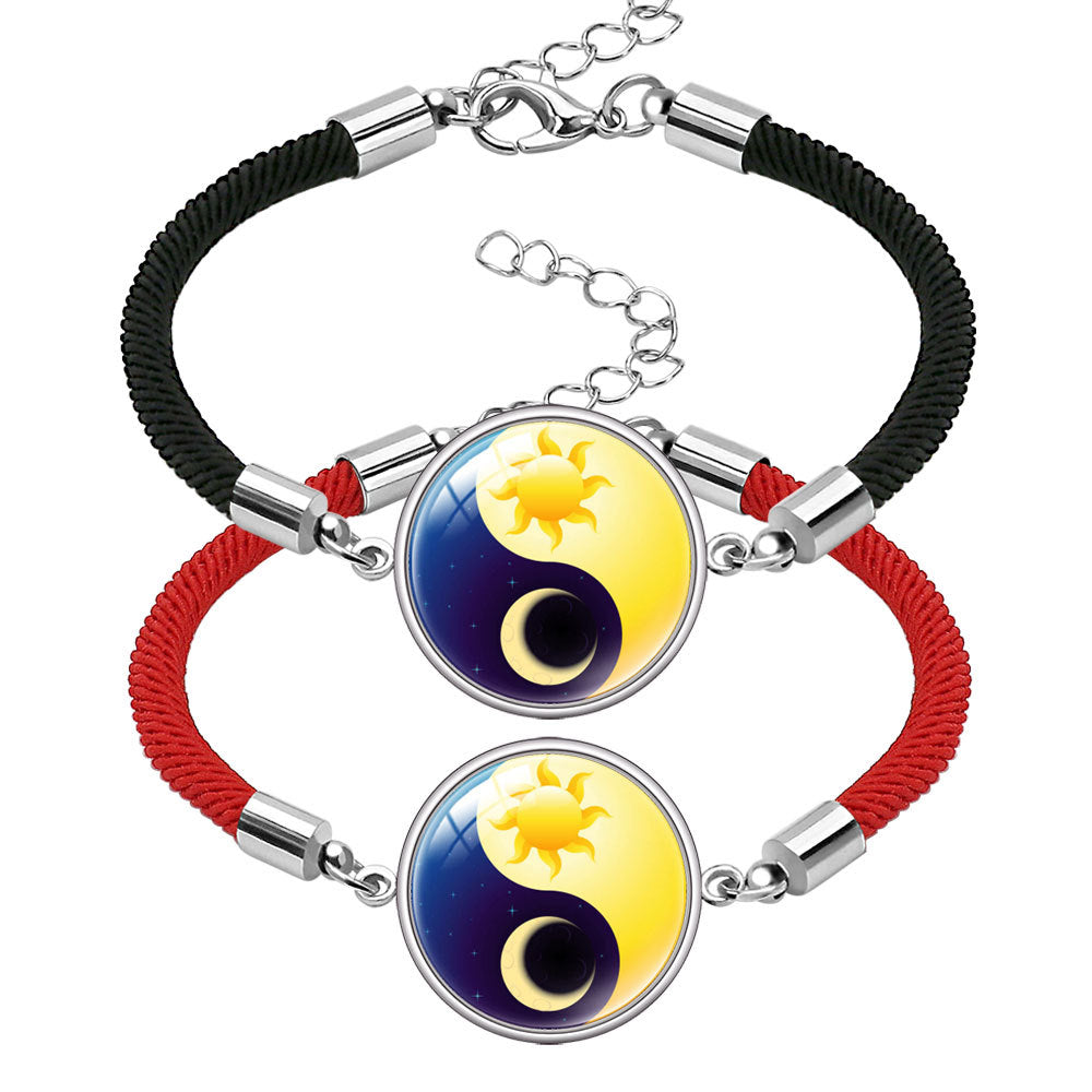 Women's & Men's Woven Hand Strap Valentine's Day Couple Bracelets