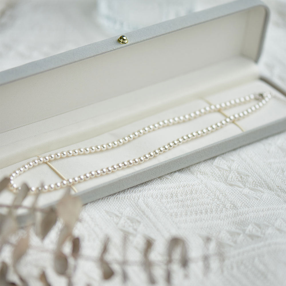 Imitation Pearl Minority Simple Perfect Circle Necklaces