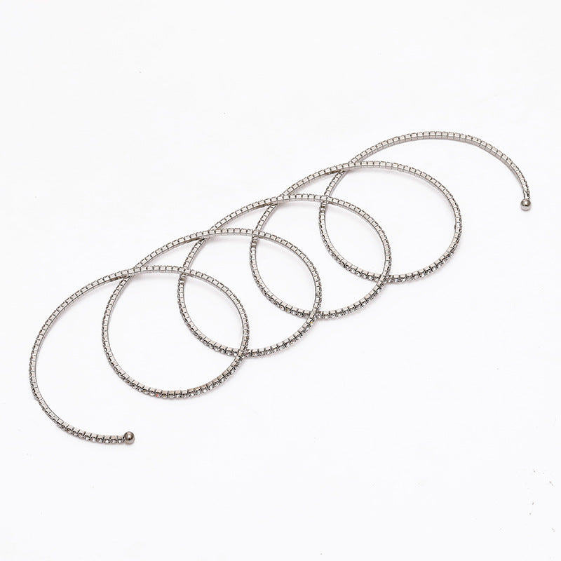 Hand Jewelry Boho Rhinestone Bangle Fashion Bracelets