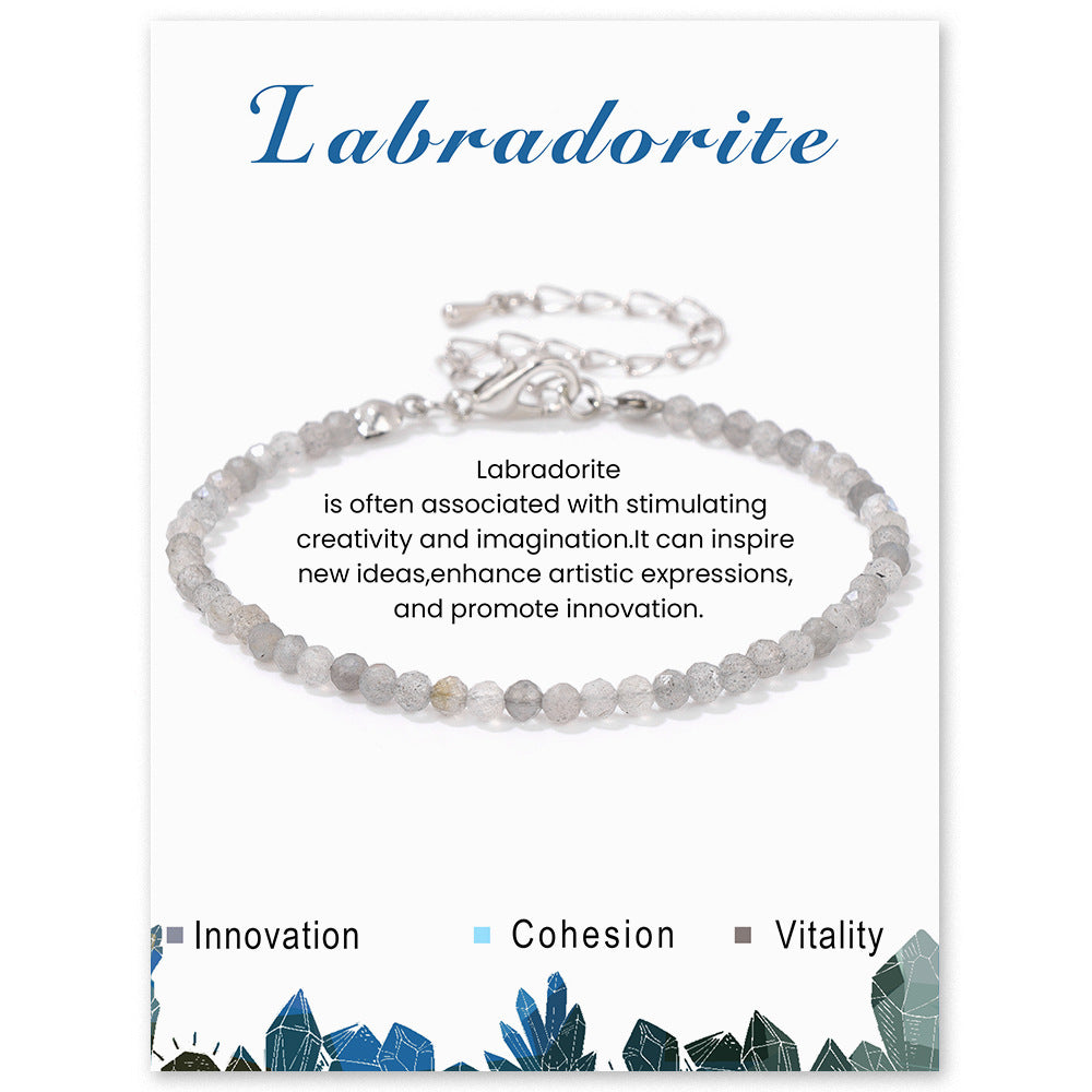 Artificial Crystal Beading Retro Minority Design Bracelets