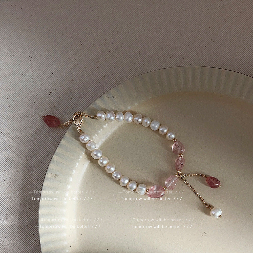 Natural Pearl Retro Minority Moonstone Graceful Bracelets