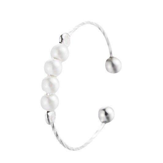 Round Beads Shell Pearls Decompression Index Rings