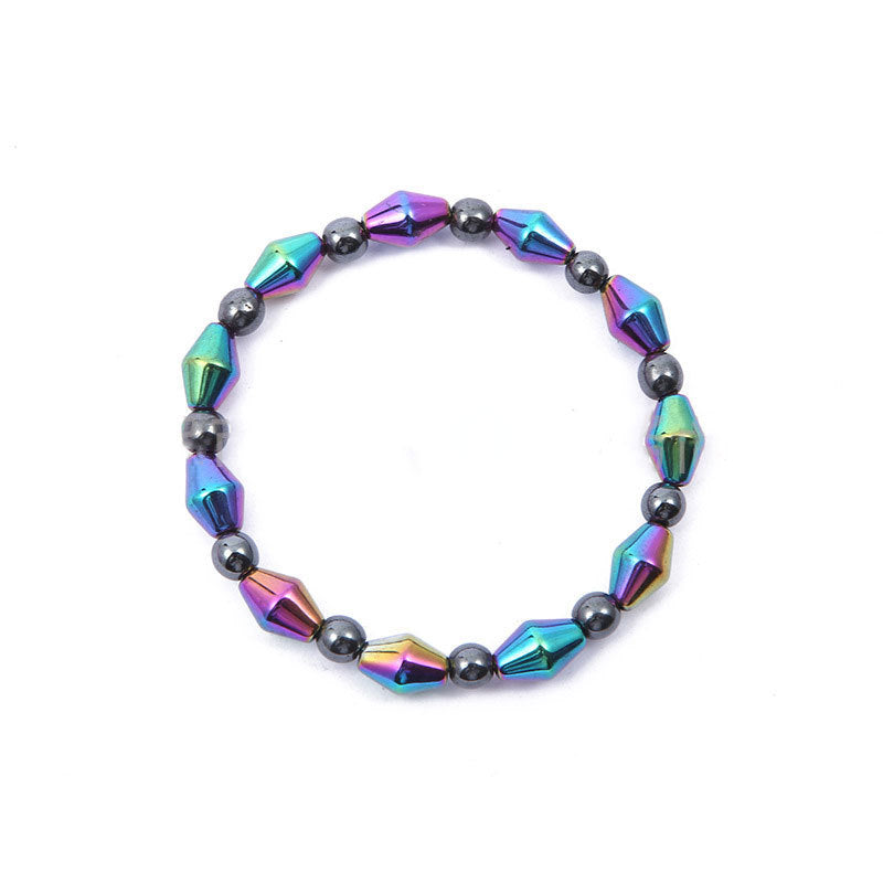 Elegant Colorful Section Hematite Magnet Female Bracelets