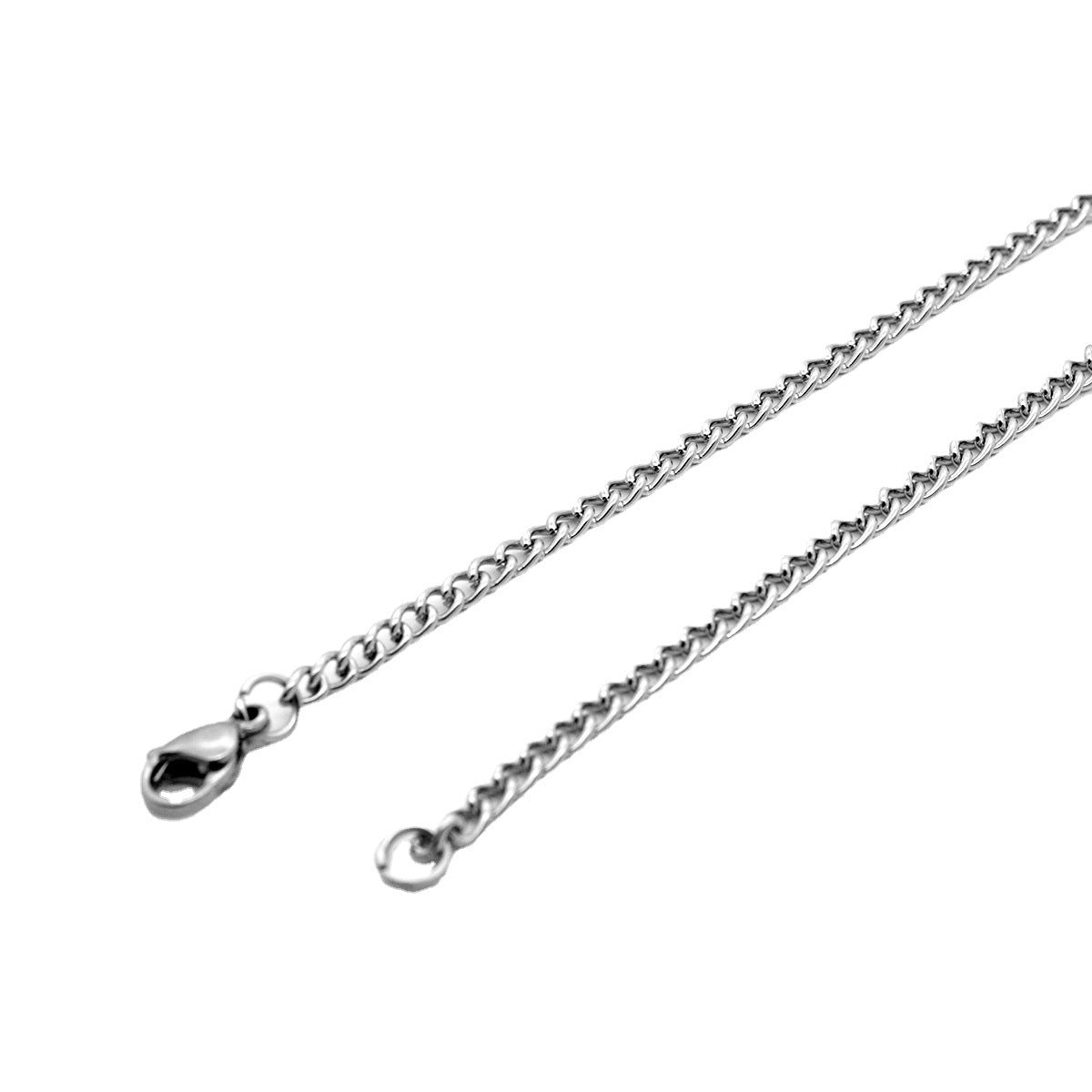Curb Unisex Titanium Steel Accessories Stainless Necklaces