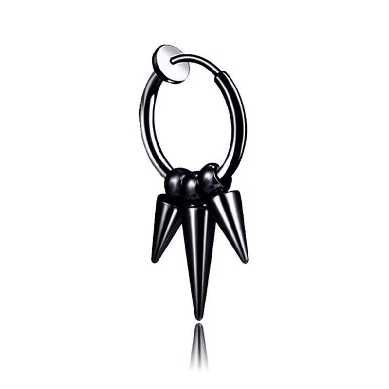 Spring Ear Clip Male Tassel Female Earrings