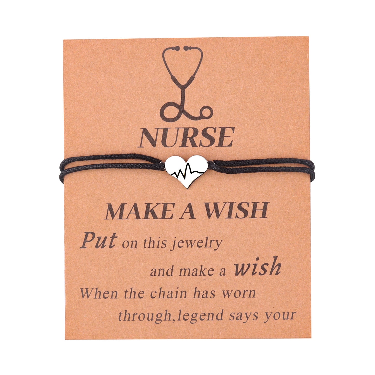 Nurse Festival Commemorative Ecg Colored Rope Bracelets