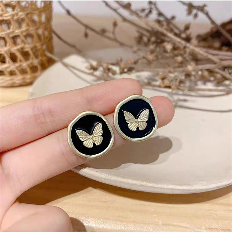 Women's Fashionable Light Luxury Butterfly Design High-grade Rings