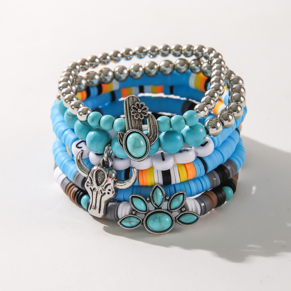 Head Cactus Suit Bohemian Western Cowgirl Bracelets