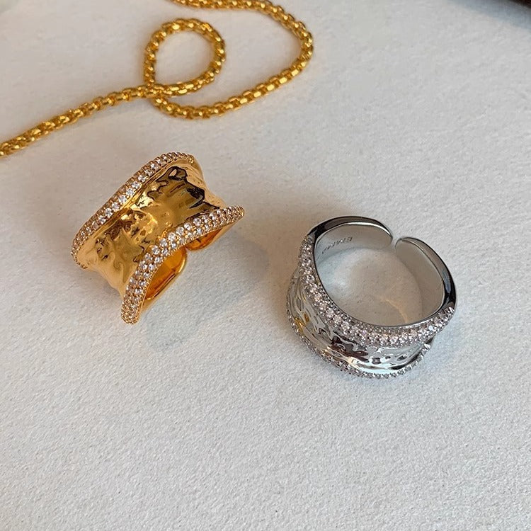 Finger With Opening Female Niche Design Fashion Personality Rings