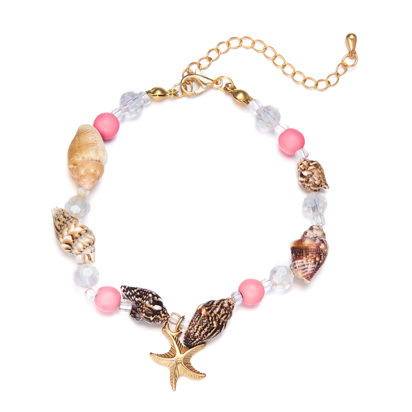 Starfish Shell Conch Beads Summer Beach Bracelets