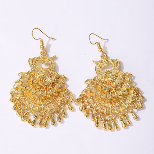 Bell Tassel Bohemian Phoenix Scenic Spot Earrings