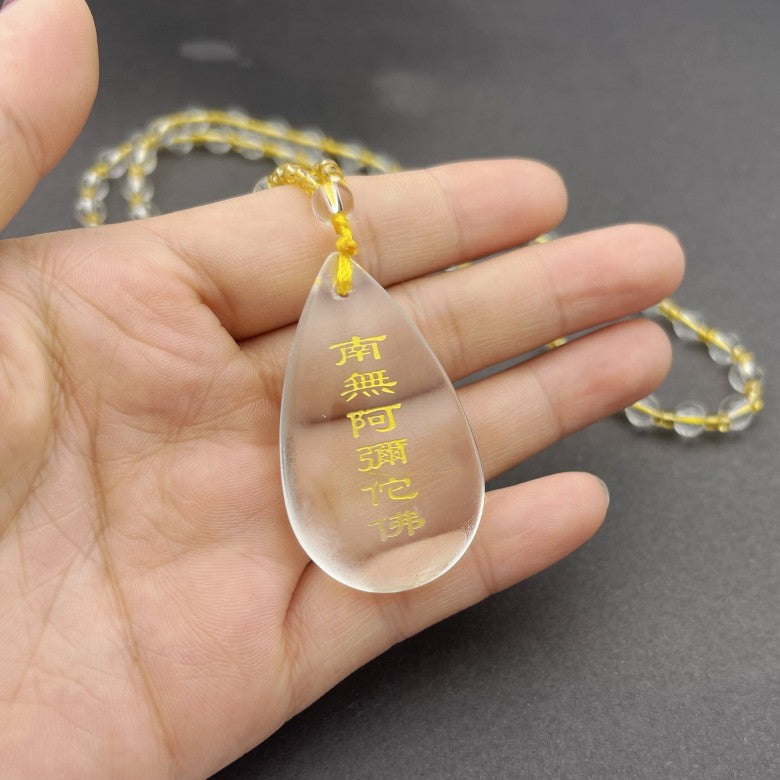 Women's & Men's Citrine Drip Temple Knot Sweater Chain Pendants