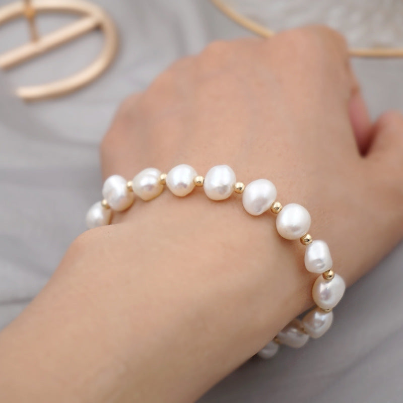 Freshwater Pearl Female Trendy Fashion Ace Head Bracelets