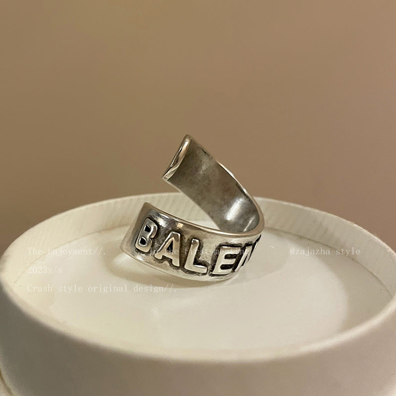 Metal Female Design Couple Index Finger Retro Style Rings