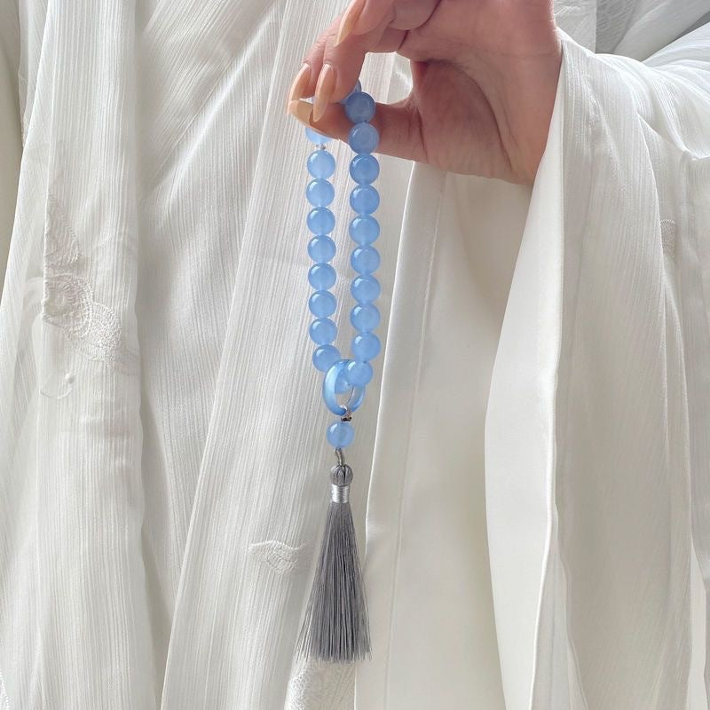 Cui Glazed Stone Flexible Hand Pieces Buddha Bracelets