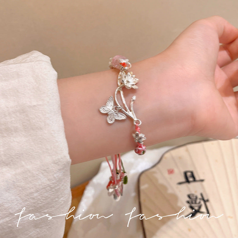 Love Flower String Beads National Design High Bracelets